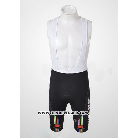 2010 Maillot Ciclismo Quick Step Champion Belgique Manches Courtes et Cuissard